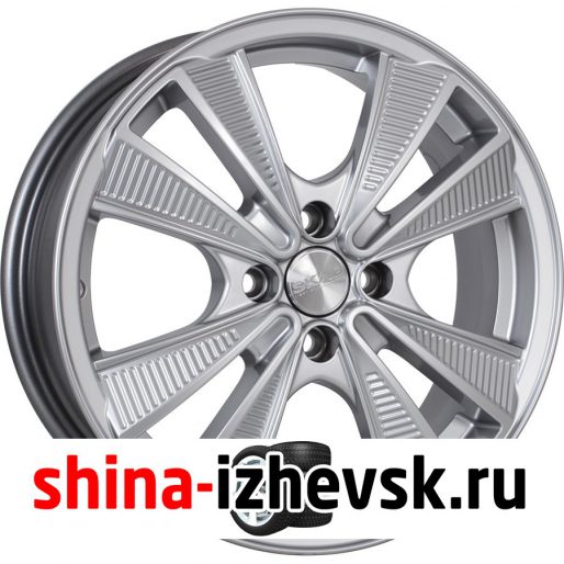 Колесный диск СКАД Эко 6xR16 4×100 ET45 DIA67.1 серебристый в Ижевске